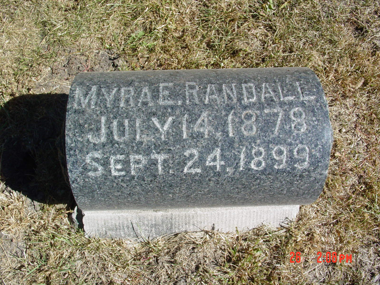 Portrait of Myra E Randall