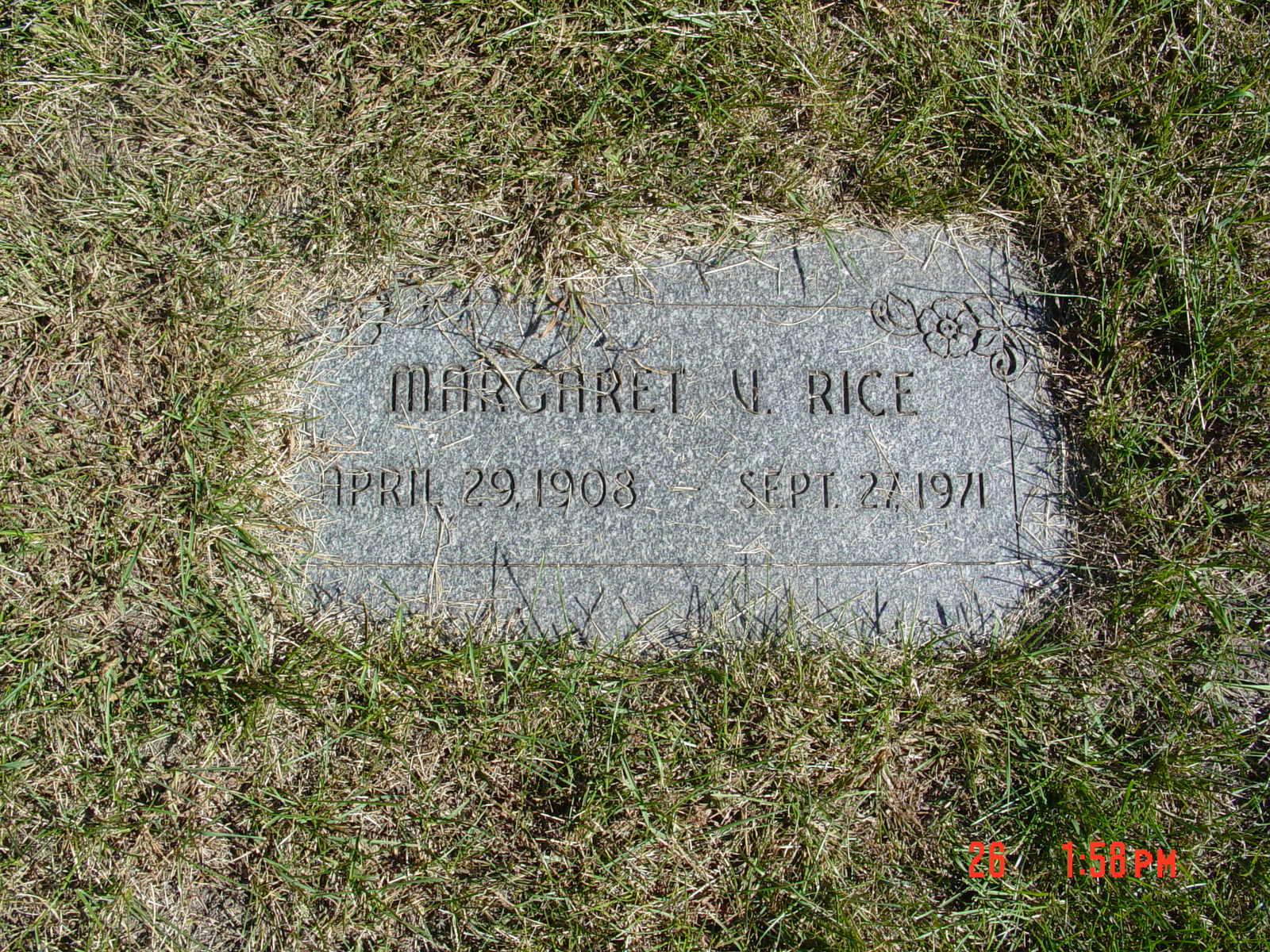 Portrait of Margaret V Rouse Rice