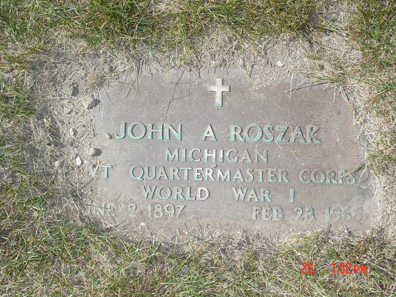 Portrait of John A Roszak