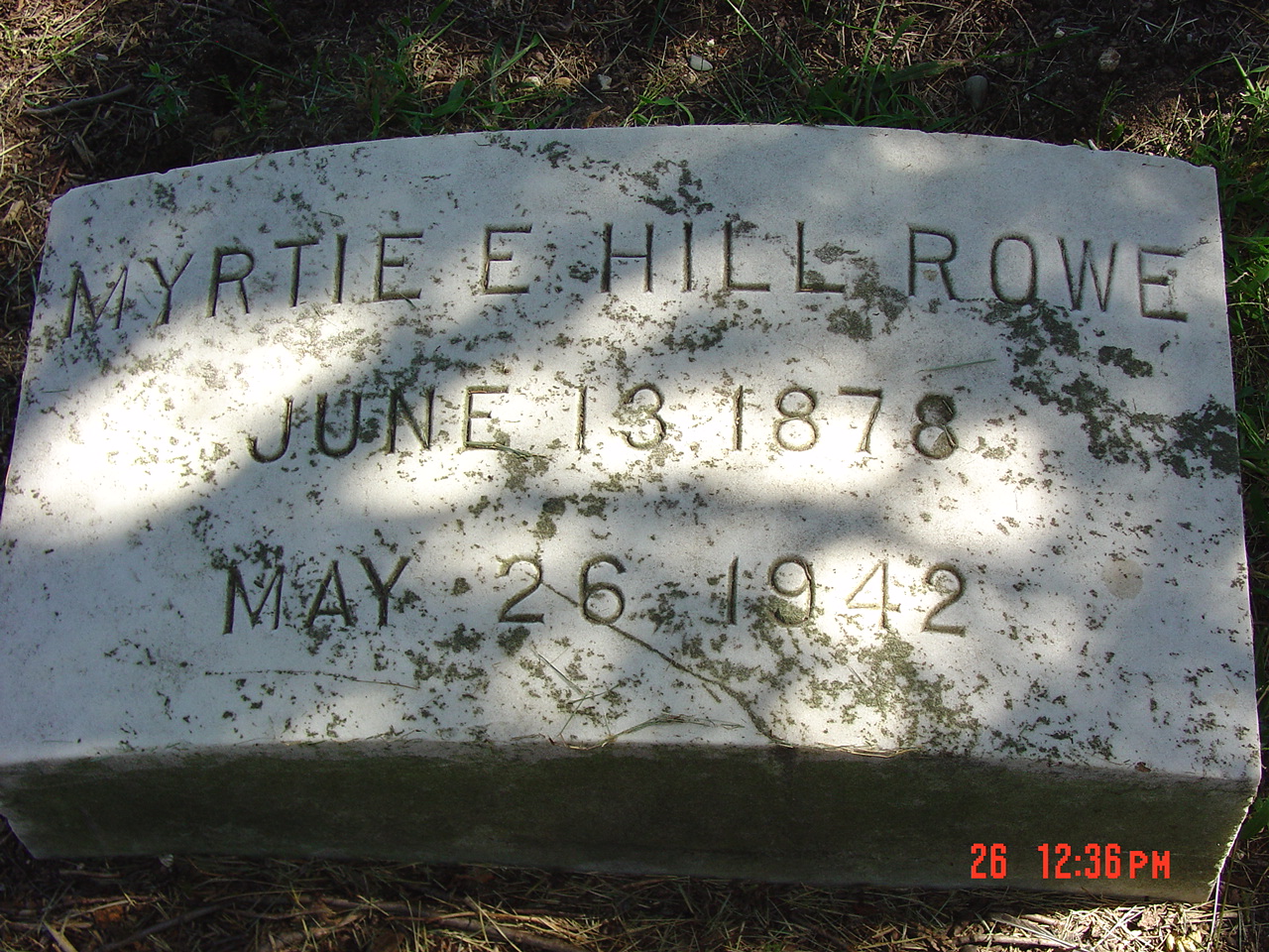 Portrait of Myrtle E  Randall Hill Rowe