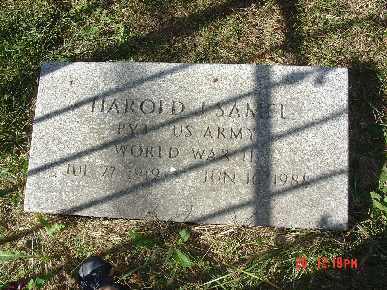 Portrait of Harold J Samel