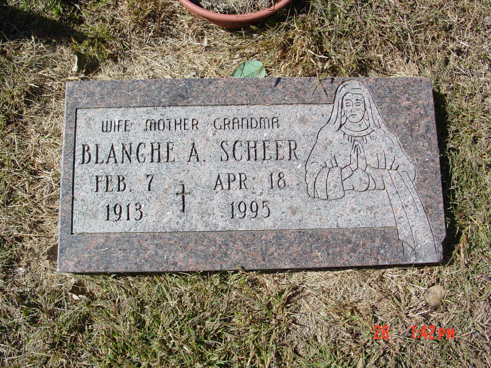 Portrait of Blanche A Scheer