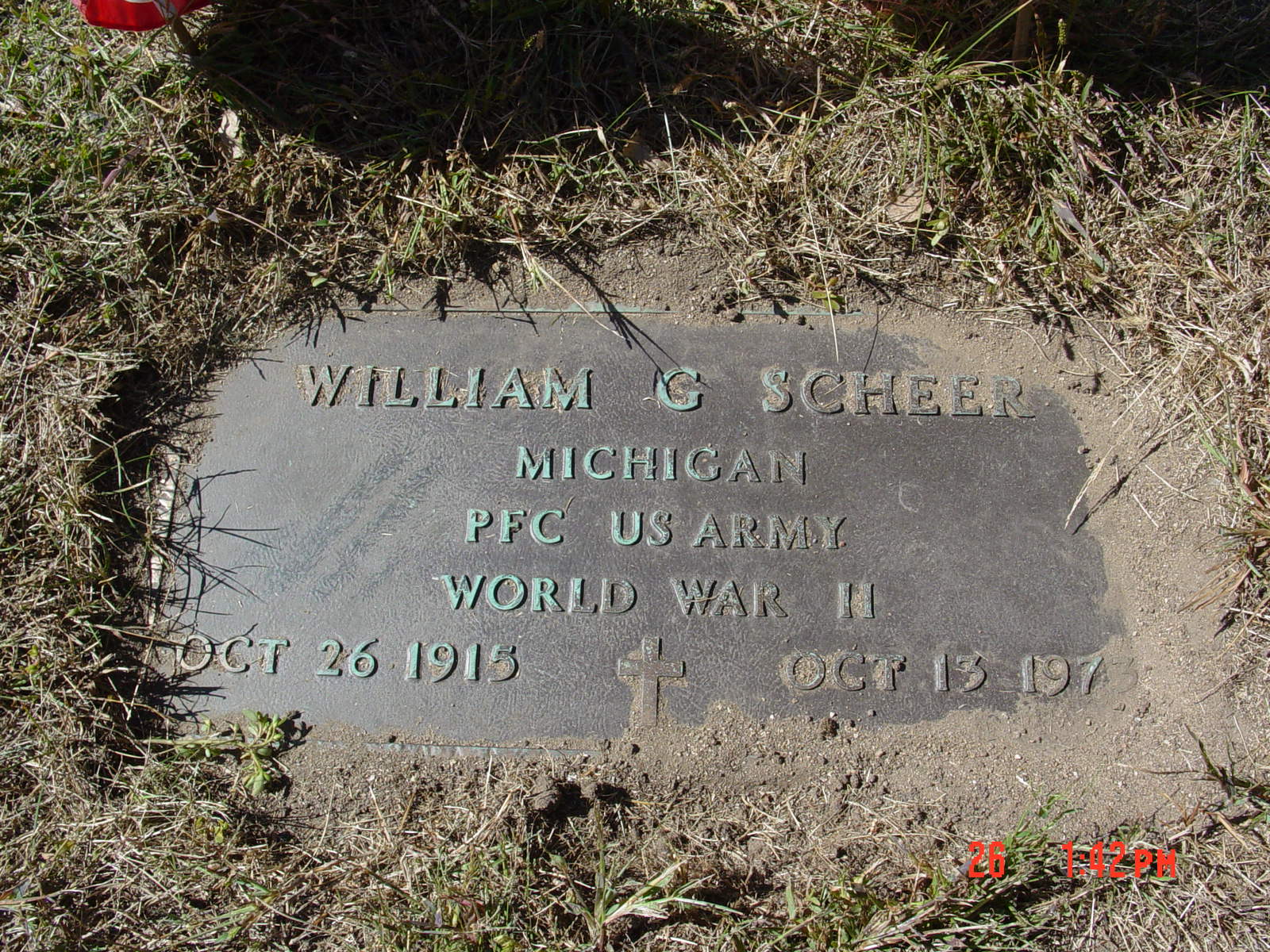 Portrait of William G Scheer