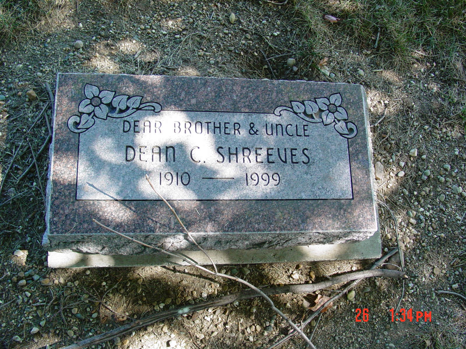 Portrait of Dean C Shreeves