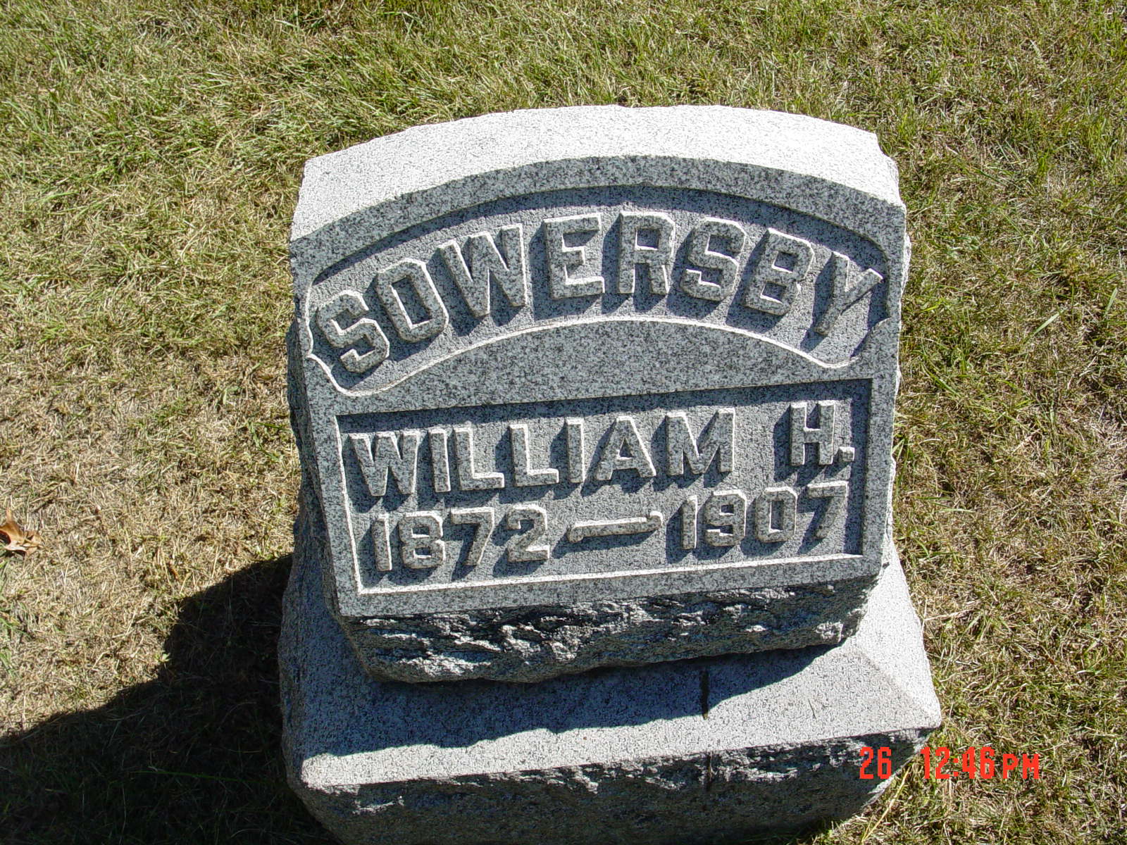 Portrait of William H Sowersby