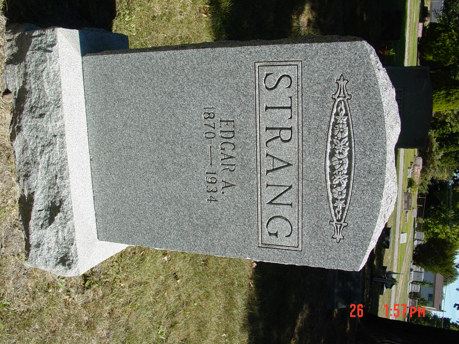 Portrait of Edgar A Strang