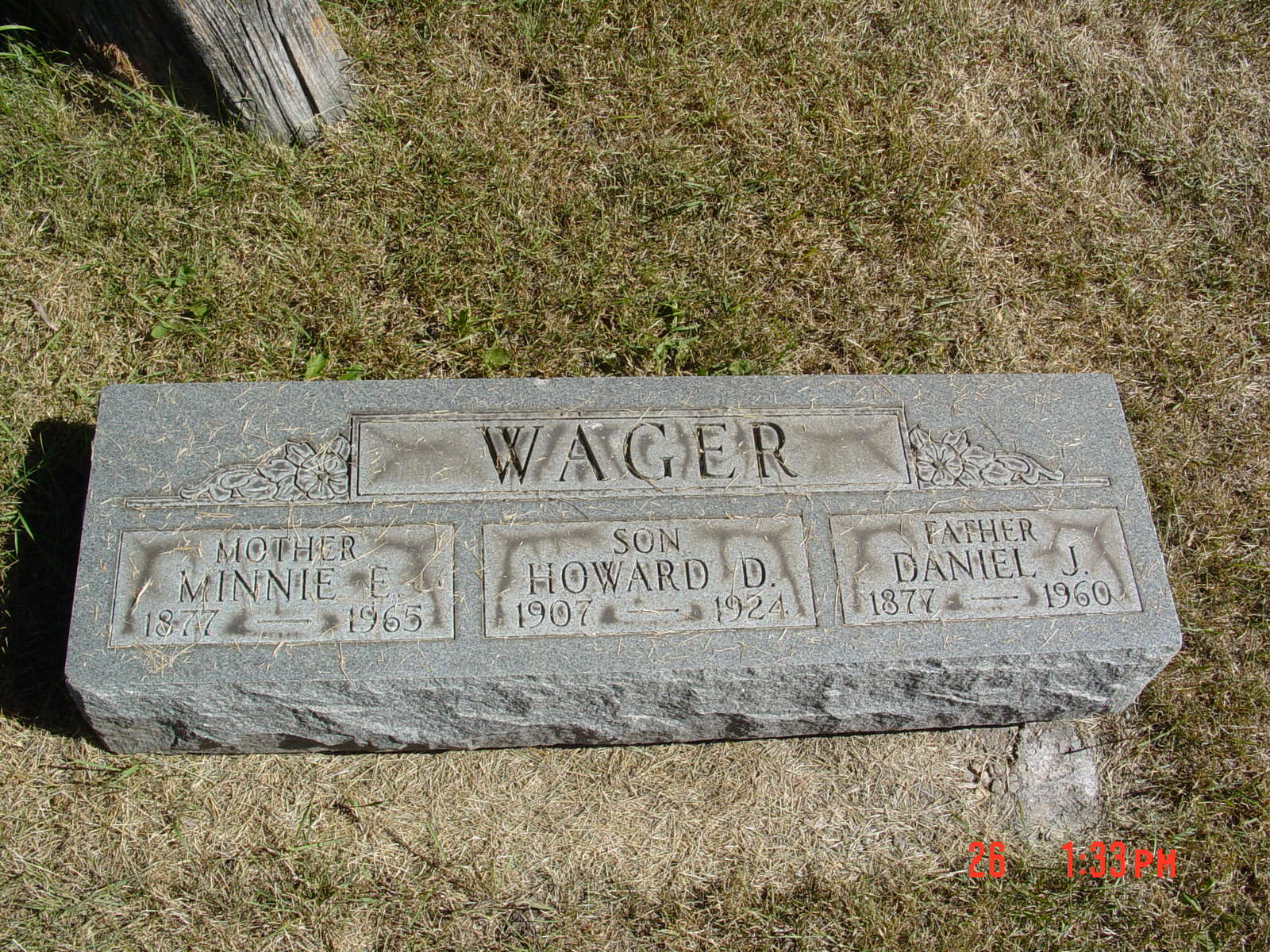 Portrait of Minnie E. Wager