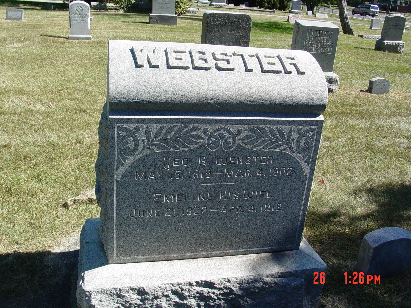 Portrait of George B Webster