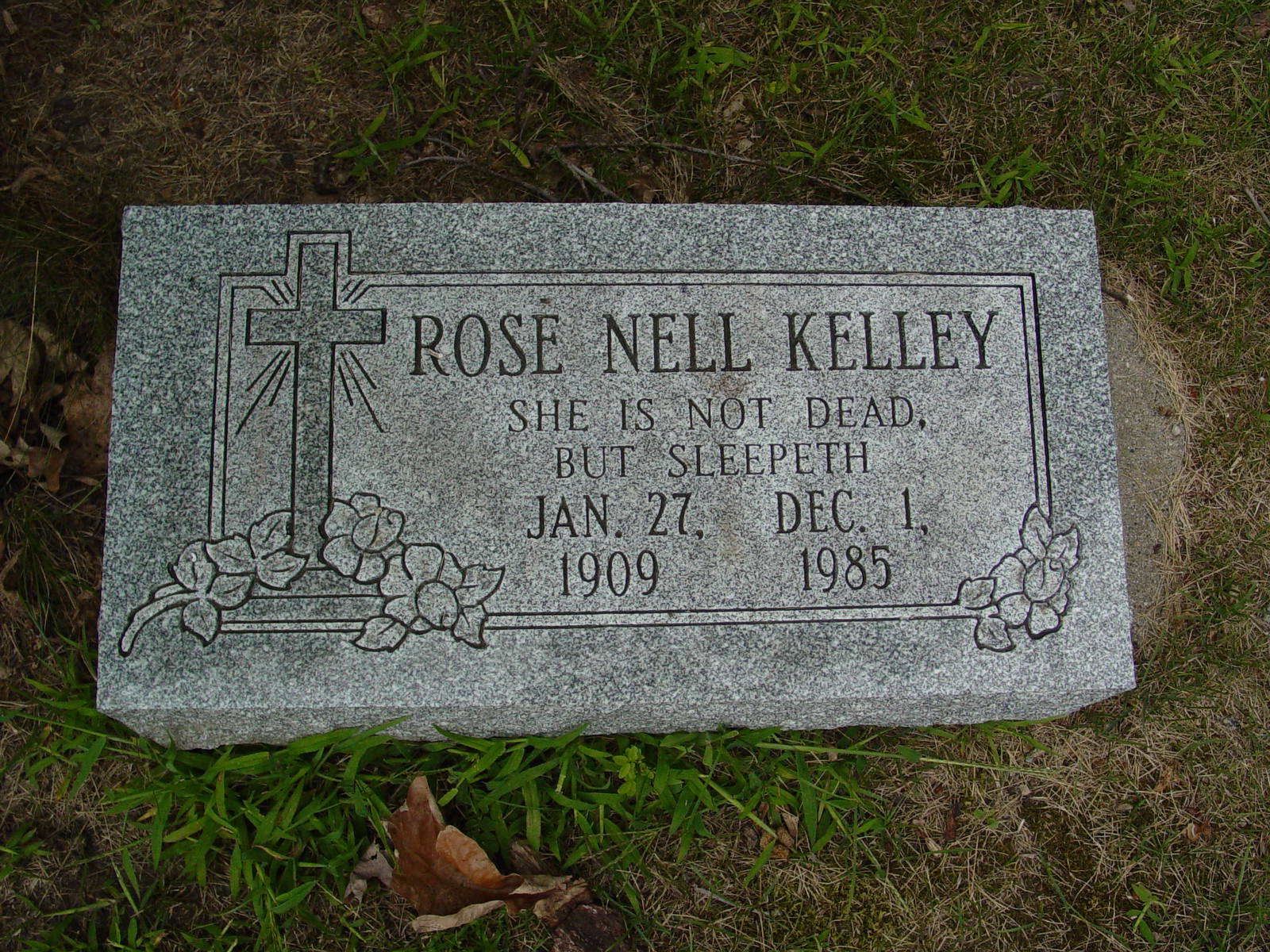 Portrait of Rose Nell Kelley