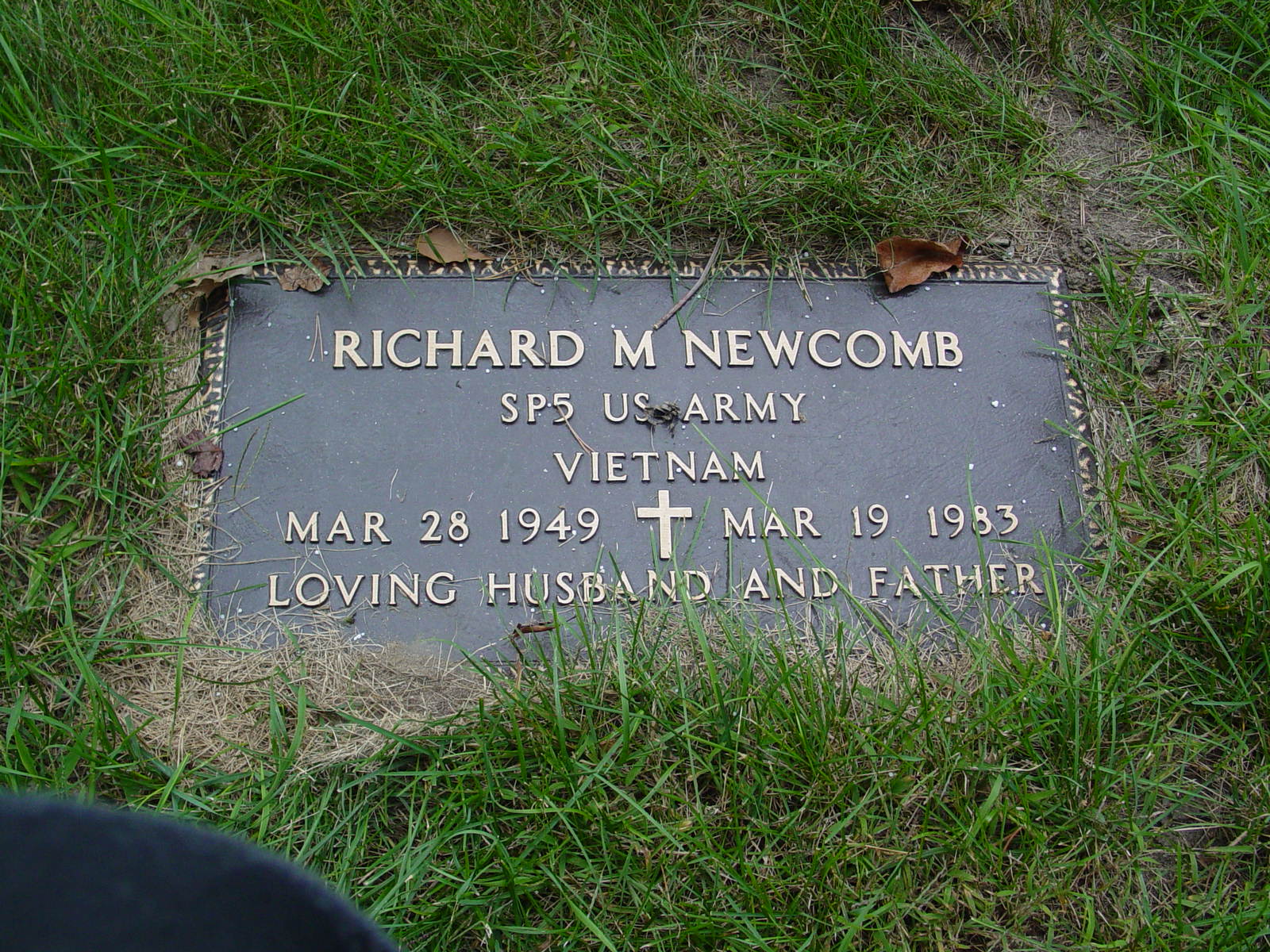 Portrait of Richard M Newcomb