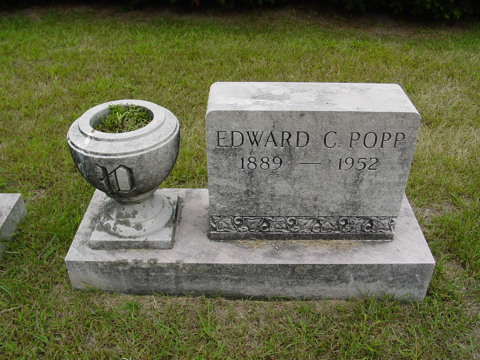 Portrait of Edward C Popp