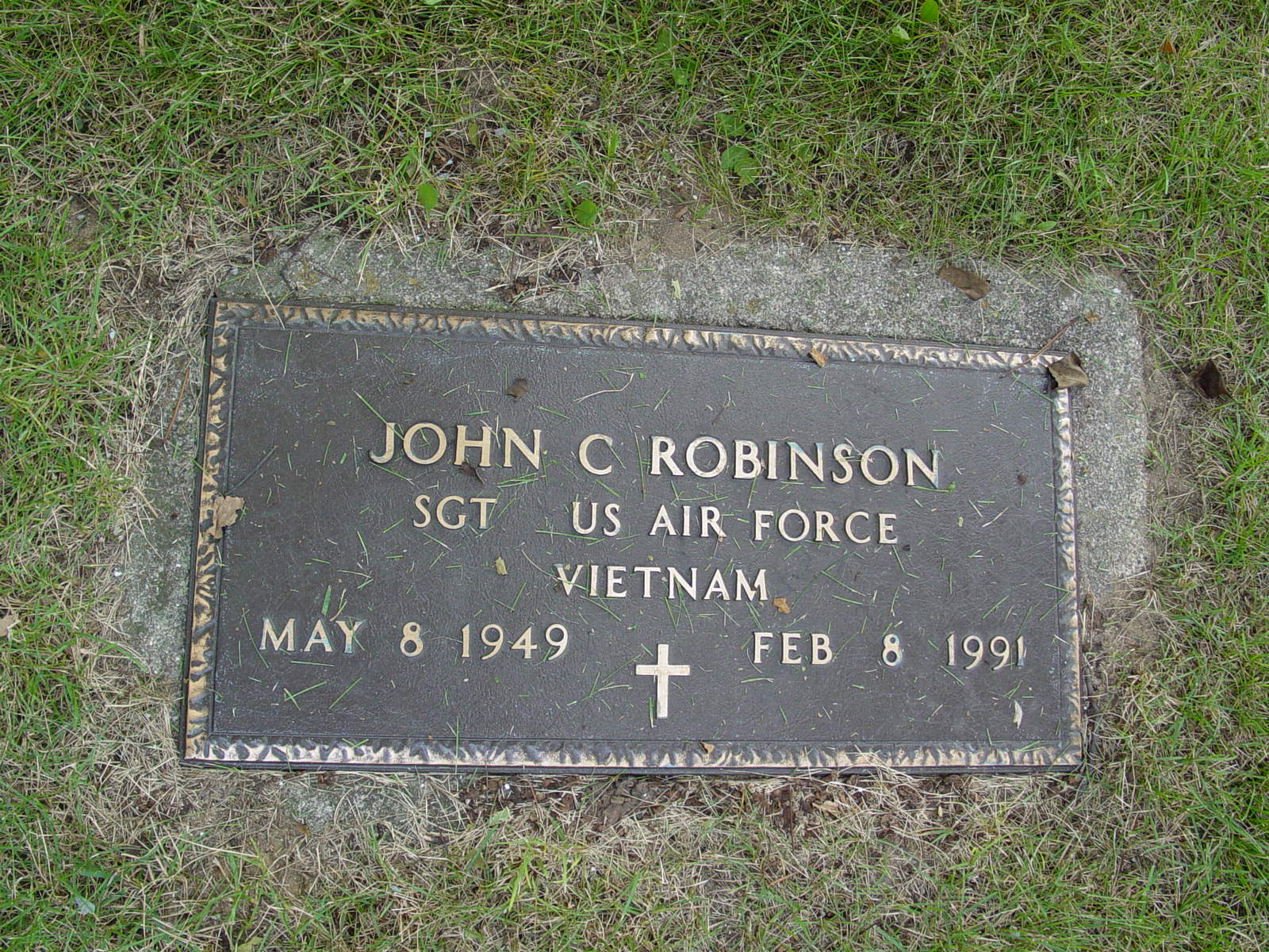 Portrait of John C Robinson
