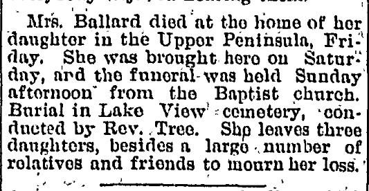 Obituary image for Ballard, Mrs.
