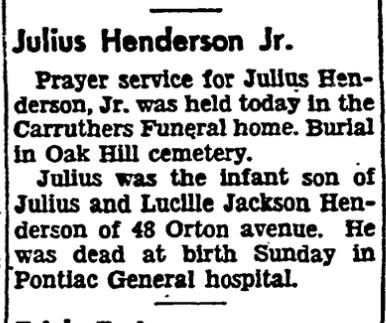 Obituary image for Henderson, Julius Jr