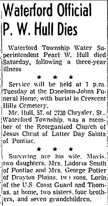 Obituary image for Hull, Pearl W.