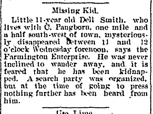 Dell Smith Missing