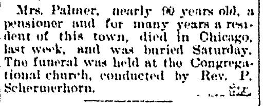 Obituary image for Palmer, Mrs