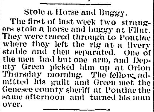 Stolen Horse and Buggy