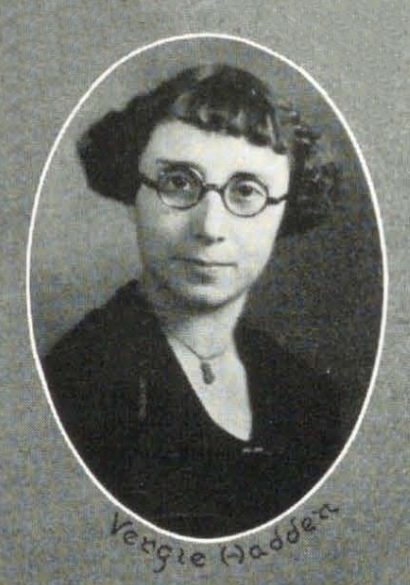 Portrait of Vergie M. Hadden